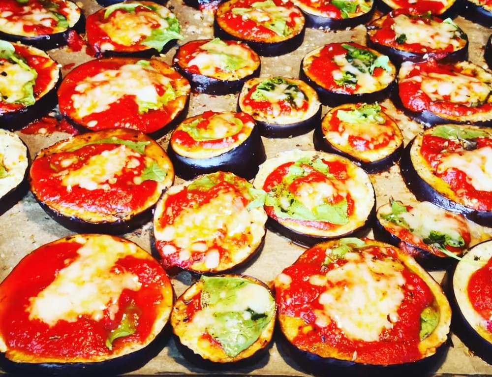 pizza mini berengena pizza mini berengena